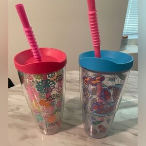 2 24 oz Tervis mugs.